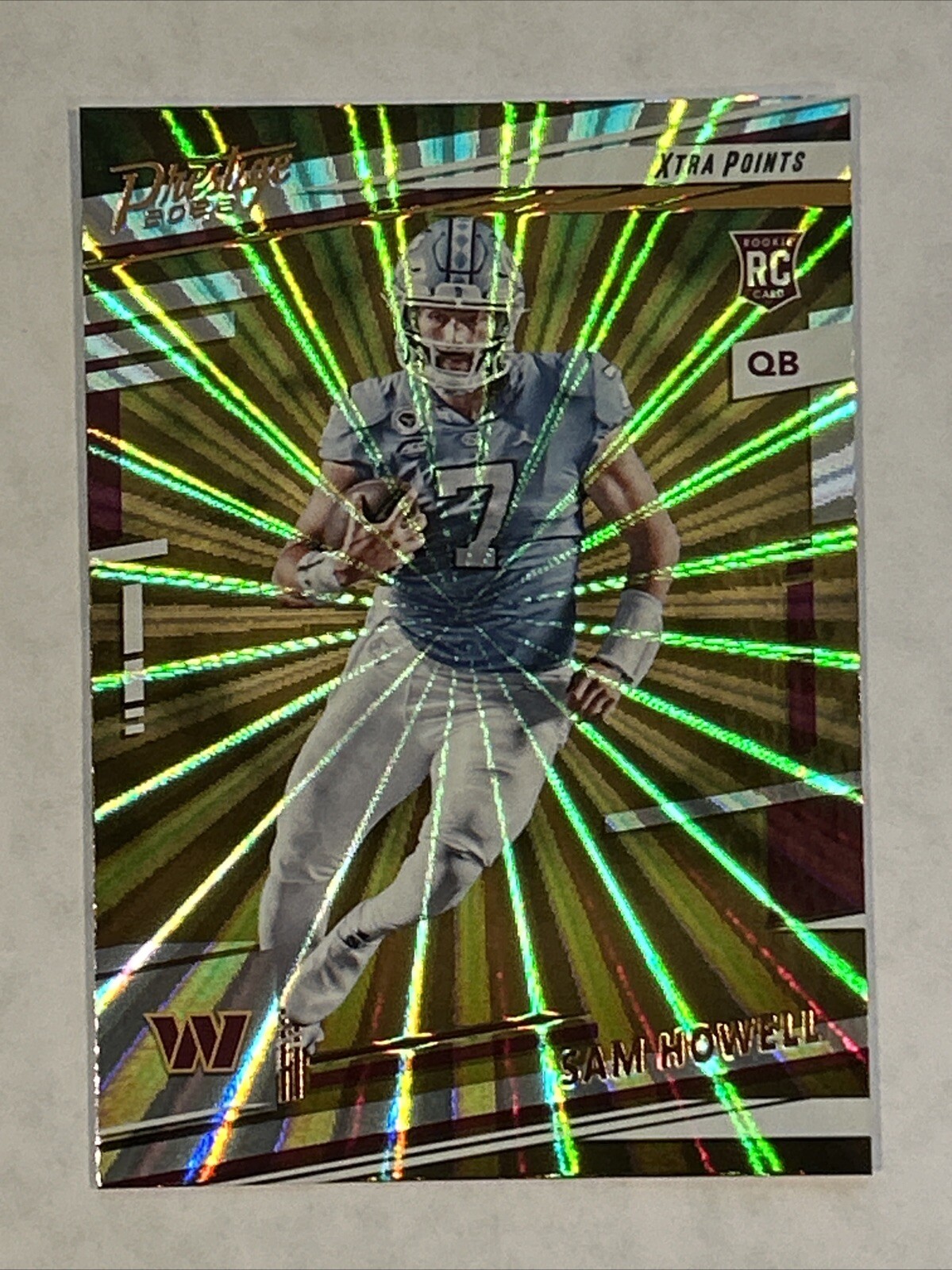 2022 Panini Prestige #305 Sam Howell Rookie Xtra Points Astral Rookie Card