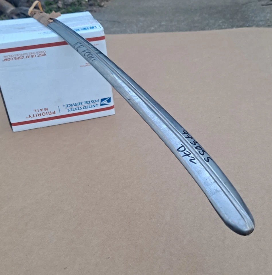 1942 Plymouth P14 Special Deluxe NOS MoPar Right Rear FENDER MOLDING - Image 3 of 4