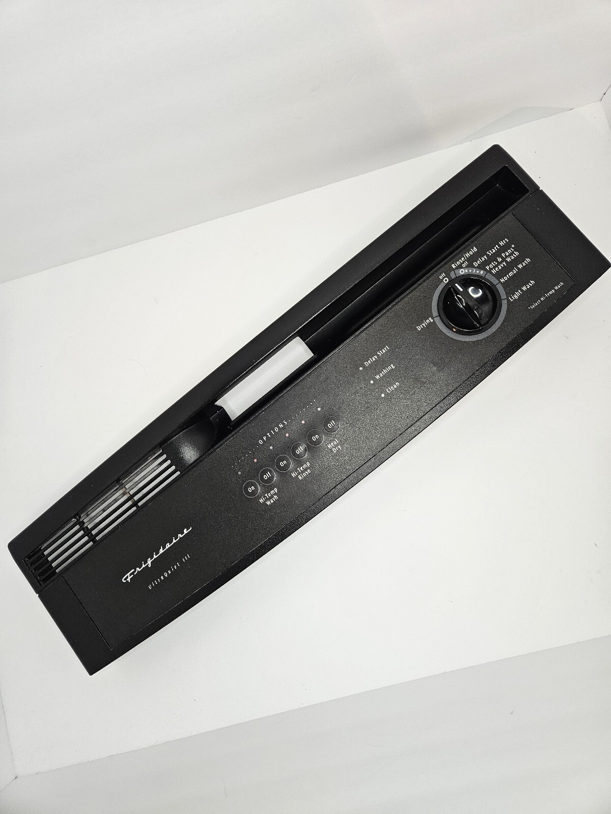 Fridgedaire Ultra quiet III Dishwasher Control Panel With Buttons And