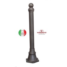 Dissuasore-i di sosta parcheggio paletto in alluminio H98 cm palo d.75