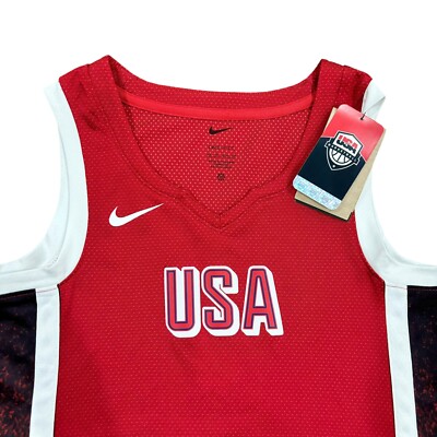 Nike Team USA Olympics Red Basketball Limited Jersey, Size XS