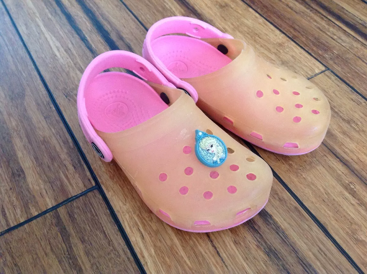 Crocs Girls Shoes Uk 10 11 Child Pink eBay