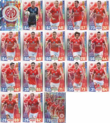 Match Attax 2015/16 - Einzelkarten 217-234 - aussuchen