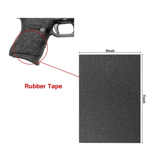 Nonslip Gun Grips Material Sheet Rubber Grip Tape for Guns /Phones