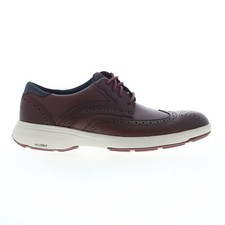 Rockport Noah Wingtip CJ3198 Mens Burgundy Oxfords  Lace Ups Shoes