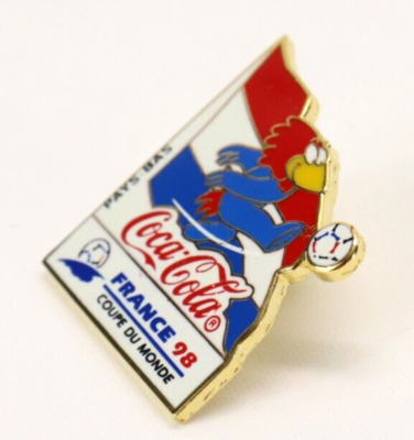 Soccer Coca-Cola France 1998 World Cup Lapel Pin Netherlands | eBay