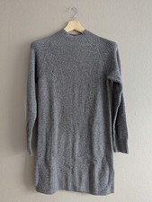 NWT Abercrombie & Fitch Mockneck Knit Sweater Dress Gray Women's Small Petite