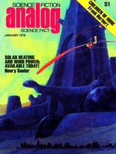 Analog Science Fiction-Science Fact Vol 96, No. 1, Jan 1976  Canvas Poster 18x24