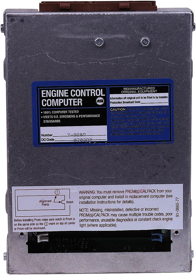 Módulo de Control Motor ACDelco GM Equipo Original 88999184 Reman Foto 2 de 3