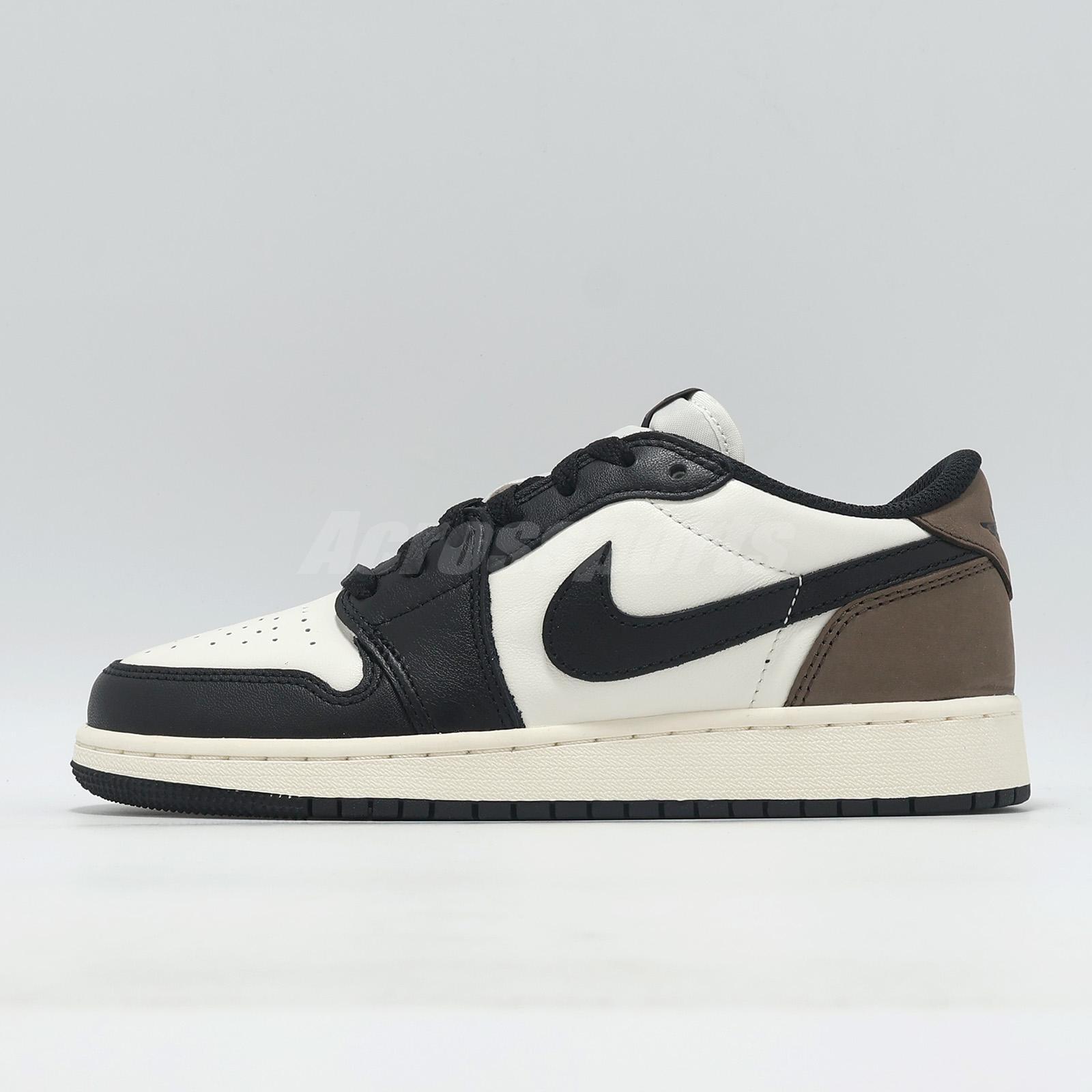 Повседневная обувь Nike Air Jordan 1 Low OG GS с НЕСООТВЕТСТВИЕМ размеров для детей от 6 до 5 лет CZ0858-102