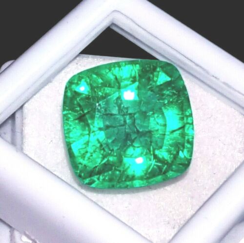 Natural Emerald between 9 to 11 Ct Single Certified Loose Gemstone R58 - Picture 1 of 7
