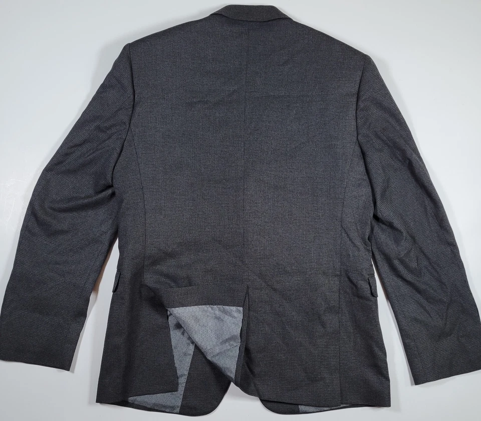 Chaqueta Abrigo Deportivo Tahari Joe Para Hombres 40R Performance Moderno Gris 40 R Foto 3 de 4