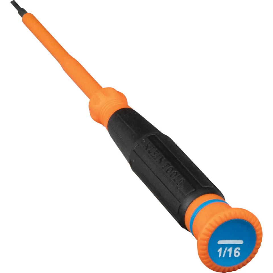 Klein Tools 6273INS Insulated Precision Screwdriver, 1/16-Inch Mini Electrician - Image 2 of 4