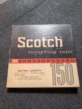 Scotch 150 Open Reel Recording Tape Splice Free 7" 1800ft New Sealed