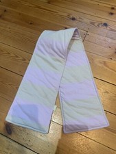 Elle Babies Baby Purple And Green Pastel Striped Scarf Age 6 Months Cotton
