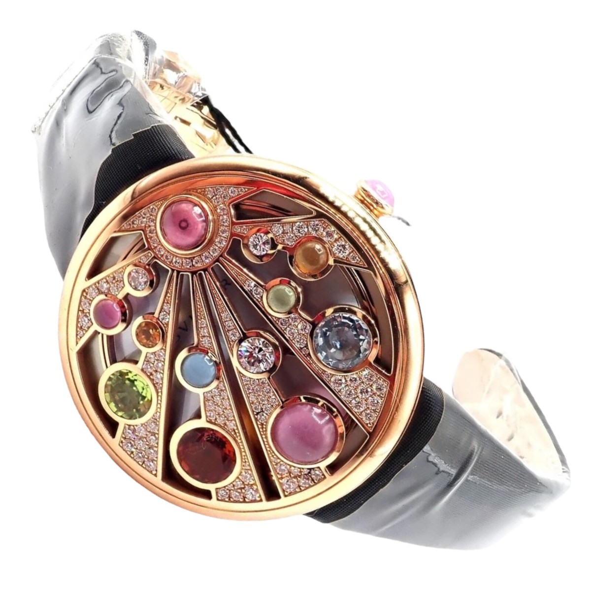 Bulgari Mediterranian Eden 18k Rose Gold Diamond Color Stone MOP - Main Image