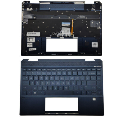 New Palmrest Backlit Keyboard Blue For HP Spectre X360 13-AP0013DX 13-AP Series