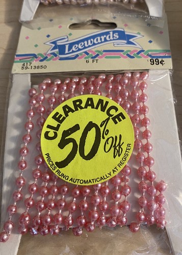 8 confezioni vintage perline di plastica EWARDS corda 6 piedi nuove in confezione - Foto 3 di 21