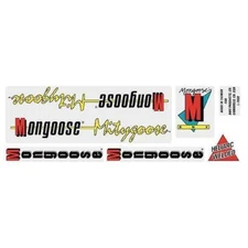 1988 Mitygoose - Mongoose Decal set