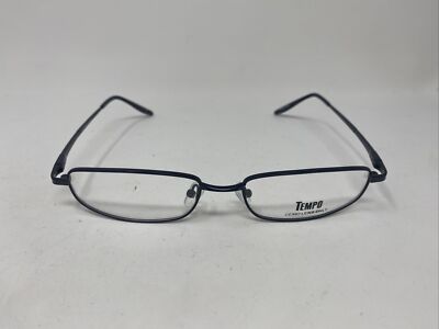 TEMPO MM9009 9009 BLACK M2 55/17/140 FLEX HINGE EYEGLASSES METAL FRAME 4864