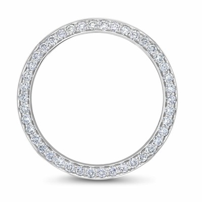 3CT Diamond Bezel 18KW For Rolex Day Date 2 41MM 218239, 218349, 218399, 218206