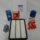 Holden Frontera Jackaroo Rodeo Oil Fuel Air Filter Spark Plugs Service kit