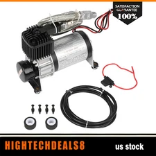 130PSI 12V Air Compressor Kit For Train Horns Air Horn Air Suspension Trumpet