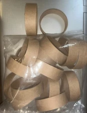 20 Cardboard Core Tubes Round 3x1 Paper Rolls Ribbon Kids Craft Spacers Free Shp
