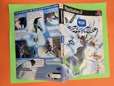 PLAYSTATION 2 Antigrav ORIGINAL COVER ART NO GAME 