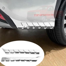 For Toyota 2020-2022 Highlander Chrome Rear Bumper Side Corner Cover Trim 2PCS