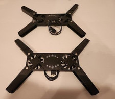 QTY 2 Dual Fan USB Powered Foldable Cooling Pads Laptop Notebook Vibe VA-10-CF