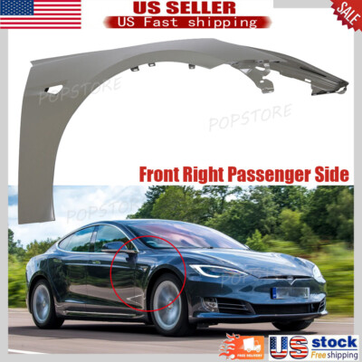 Fender For 2017 2018 2019 2020 2021 2022 2023 Tesla Model 3 Primed Front Right