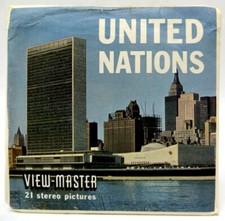 View-Master A651, United Nations, 3 Reel Set