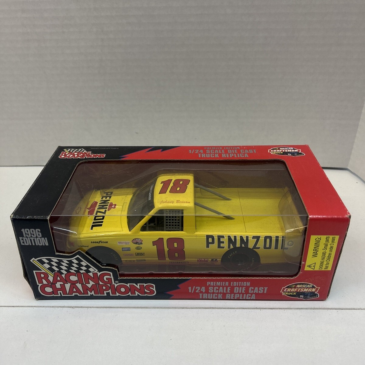 Racing Champions Craftsman Truck 18 Johnny Benson Pennzoil 1997