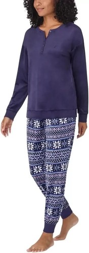 Nautica Women's 2 Piece Fleece Pajama Sleepwear Set(1812934) - Picture 18 of 34