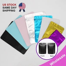 4CustomPrint Matte Odor-Proof Foil Mylar Zip Seal Lock Stand Up Gummies Bags