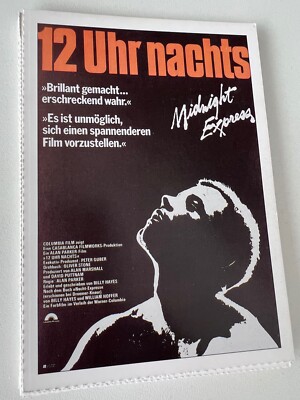 Cinema Filmplakatkarte | 12 Uhr Nachts - Midnight Express | 1978