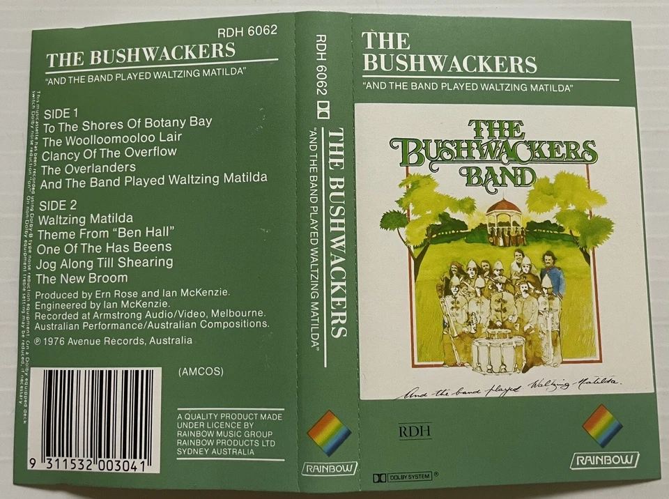 The Bushwackers And The Band Played Waltzing Matilda Music Cassette Tape 1976 - Image 4 of 4