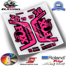 ADESIVI FORCELLA FLUOR FOX 36 WP215 SERIE RITMO DECALCOMANIE AUTOCOLLANTS...