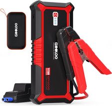 Gp4000 4000a Peak Car Battery Jump Starter, Portable Battery Booster 