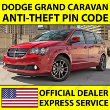 ✅DODGE GRAND CARAVAN CAR RADIO ANTI-THEFT UNLOCKING PIN CODE FOR ALL MODELS✅
