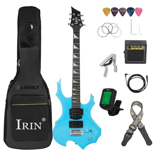 6 Strings Electric Guitar 24 Frets Maple Body Electric Guitar Guitarra With Bag - Bild 35 von 35