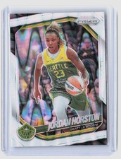 2025 Panini Prizm WNBA #37 Jordan Horston White Seismic Prizms