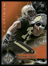 2015 Topps Platinum Rookie Orange Refractors B Andrus Peat RC New Orleans Saints