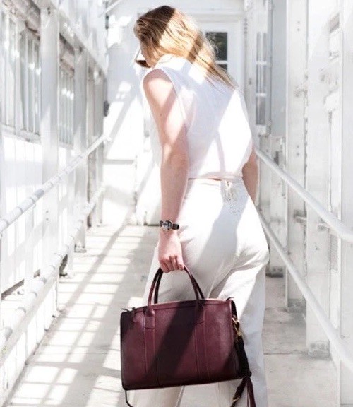 Lotuff Cordovan Leather Tote Bag + Hide & Drink Wallet Oxblood