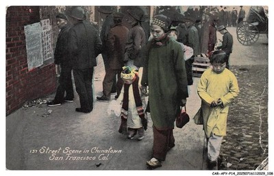 CAR-AFYP14-0750-ETATS-UNIS - San Francisco - Street Scene IN Chinatown - Sold