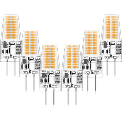 G4 LED Birnen 3W Warmweiß 12V 6er Pack Ersatz für 30W Halogenlampe