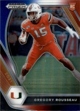 2021 PRIZM DP RED WHITE BLUE Prizm GREGORY ROUSSEAU RC  #144