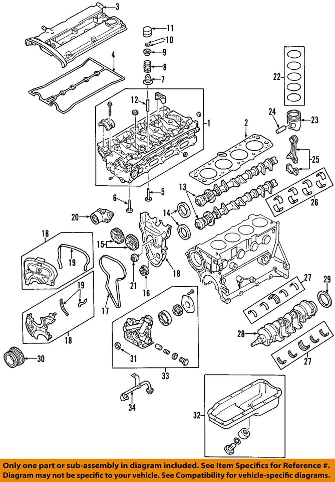 Used Engine Complete Assembly fits: 2005 Chevrolet Aveo 1.6L VIN 6 8th digit MT Foto 3 de 4