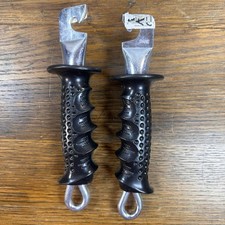 Dare 1793 Electric Fence Gate Handles Black Heavy Duty Insulated 2 Pack